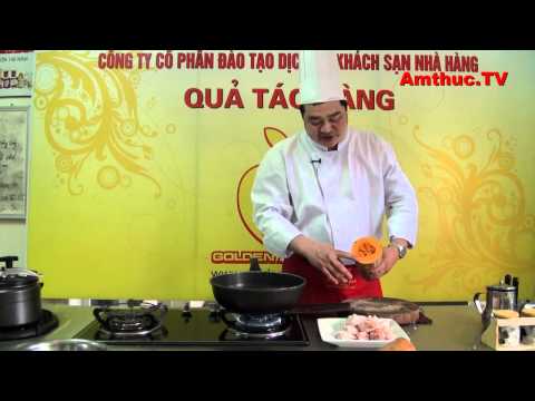 Canh bí đỏ hạt sen (Vào bếp cùng Sao - số 47)
